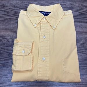 Polo Ralph Lauren Solid Yellow Shirt M